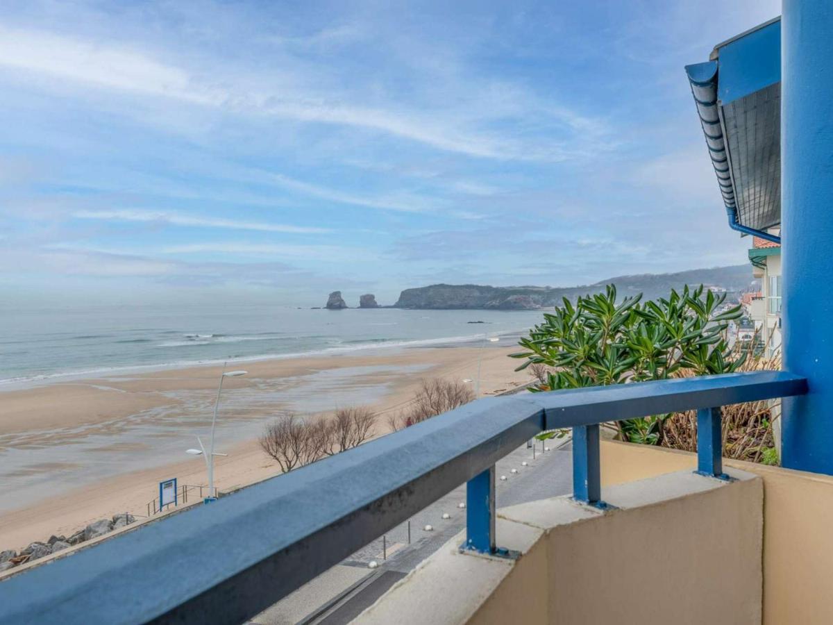 Appartement Rustique Face A La Mer A Hendaye Avec Balcon - Fr-1-2-294 Ngoại thất bức ảnh